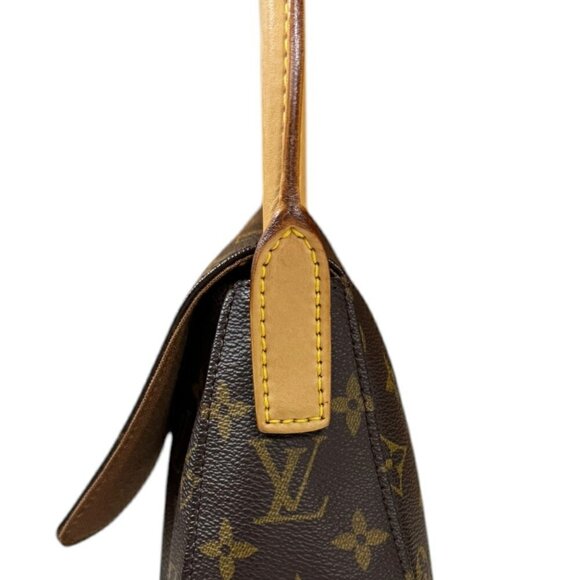 LOUIS VUITTON Authentic Brown Monogram Canvas Shoulder Bag - Picture 9 of 10